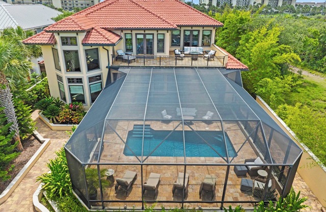 Sparkling Pool, Balcony Sunsets, Pool Table, Dock