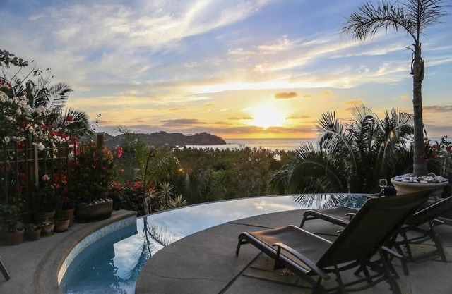 Spectacular views in gated, north side property. Easy access to town.