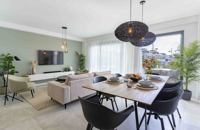Apartamento de estilo escandinavo cerca de la playa