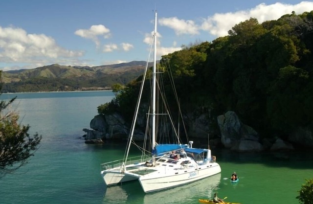 ¡Quédese en el impresionante Parque Nacional Abel Tasman!