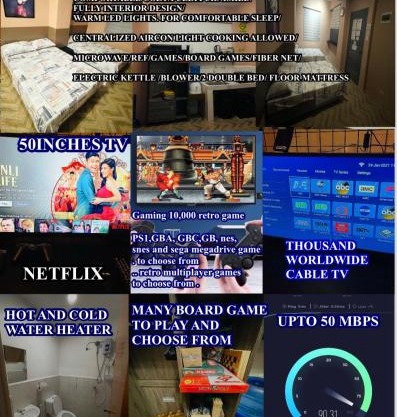 Staycation NETFLIX WIFI THOUSAND CABLE CHANNELS GAMES AND BOARD GAMES FIBER NET COZY COMFY STAY RELAX