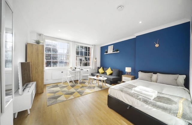 Studio Apartment Blue