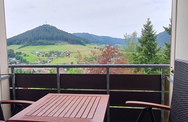Apartamento estudio 'Ferienappartement In Black Forest' con vistas a la montaña, terraza y Wi-Fi