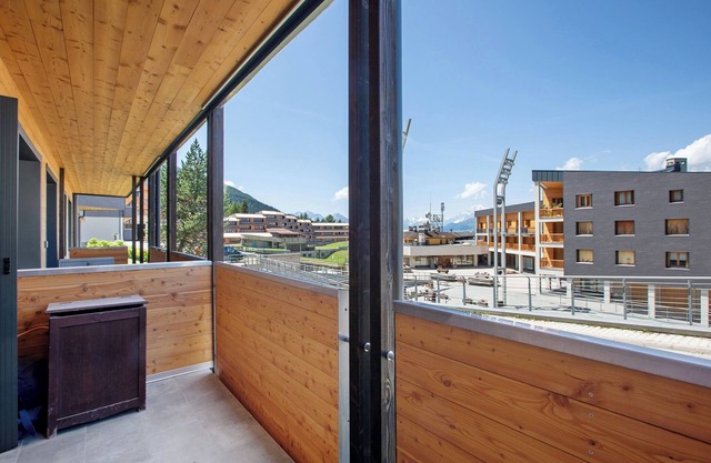 Apartamento 'Sweet Home - Pila Appartamenti' con vistas a la montaña y terraza privada