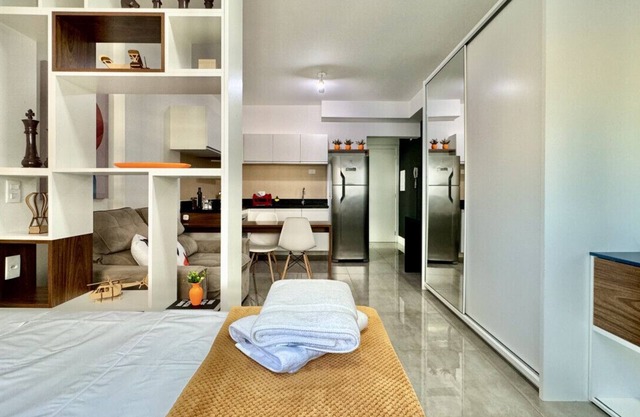 Stylish studio Lifespace Curitiba, condo club