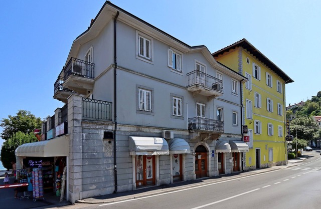 Apartamento-estudio con balcón y vista al mar Ika, Opatija (AS-24589-b)