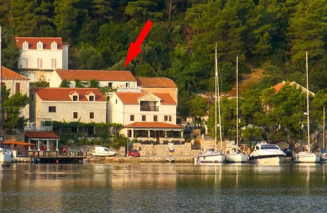 Apartamento-estudio with balcony and sea view Polace, Mljet (AS-16296-a)