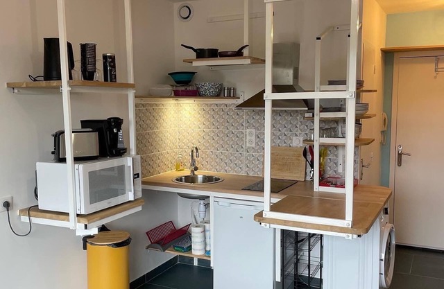 Apartamento estudio 'Industrialo' con balcón y Wi-Fi