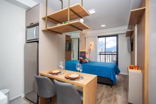 Studio Novo com Piscina, academia e vaga a parte