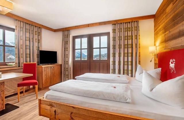 Estudio 'Panorama - Appartement 4' con vistas a la montaña, terraza privada y Wi-Fi