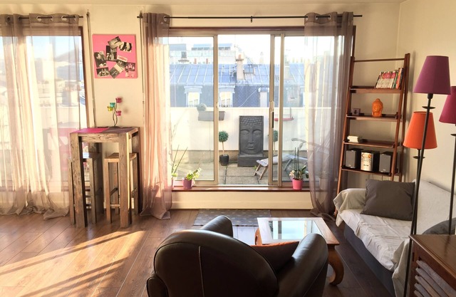 Estudio con terraza / Haussmann distrito - Opera