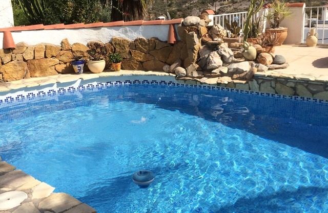Impresionante casa con piscina privada y maravillosas vistas a las afueras de Mojácar