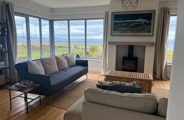 Stunning views over Royal Portrush Golf Club and the Atlantic Ocean