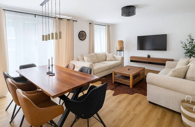 Stylish 3-room apartment in Leipzig | Central, modern & perfect for 6 guests