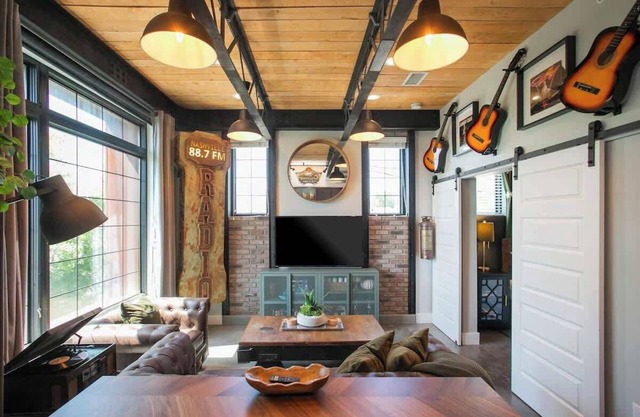 Stylish Industrial One Bedroom Apartment