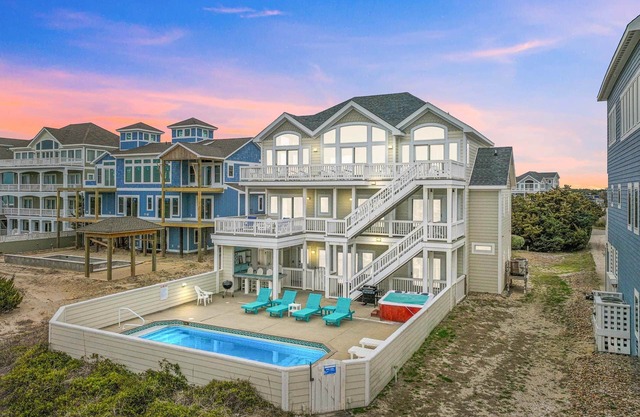 Amenidades de lujo frente al mar-Avon w / Elevator, piscina, Tiki Bar, HotTub, GameRoom