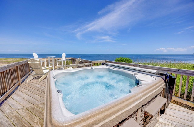 Deriva a Soundfront Paradise, Frisco. Renovaciones 2019, nueva bañera de hidromasaje, deportes de viento