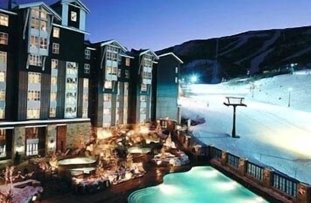 Ski de lujo adentro / salida de esquí @ Marriott Park City