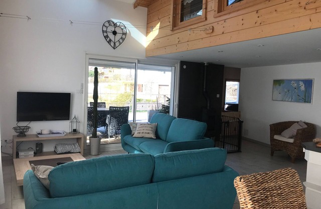 Casa con sauna, terraza y vista soleada en Gérardmer