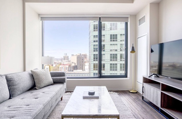 Sunny Theatre District 1BR w/ Gym & W/D, near Boylston T, by Blueground