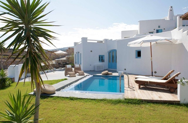 Superb Santorini Villa | 1 Bedroom | Villa Erato | Wonderful Aegean Sea Views and Private Pool | Close to Beach | Vourvoulos