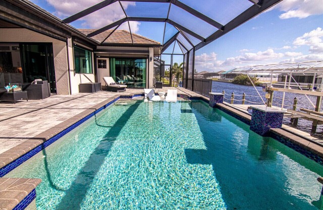 Tarpon Cove Luxury Home with Heated Pool and Gulf Access