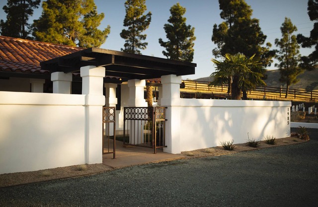 La hacienda en el rancho La Lomita