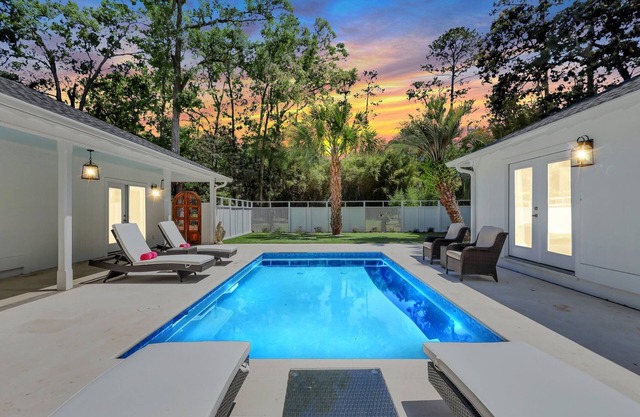 New Listing - The Harvey House! Spacious Home on Sea Palms Golf Course with Heated Pool!