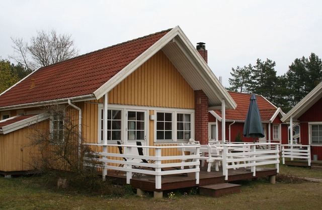 La casa está situada justo en el borde del Parque Nacional de Müritz