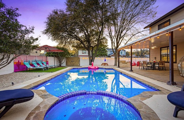 Heated Pool & Spa Included – Luxury 4BR Home w/ Game Room & Fire Pit