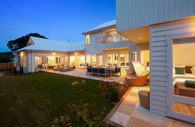 La casa de playa blanca