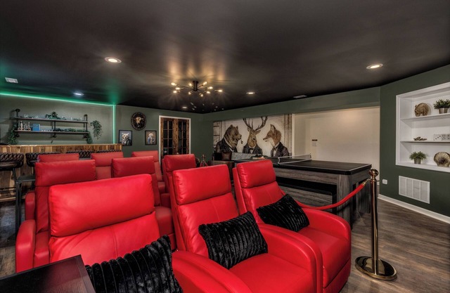 Theater-Speakeasy-Arcade-Games-Hot Tub-Dogs ok- near downtown and Biltmore