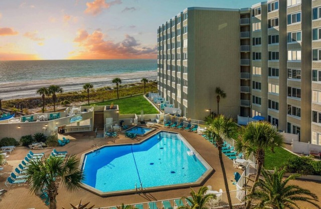 This 3rd floor studio condominium has been renovated and is perfect! With an incredible partial view of the beach it is hard to beat! Beautifully designed and decorated, this studio condo is clean and ready to go!