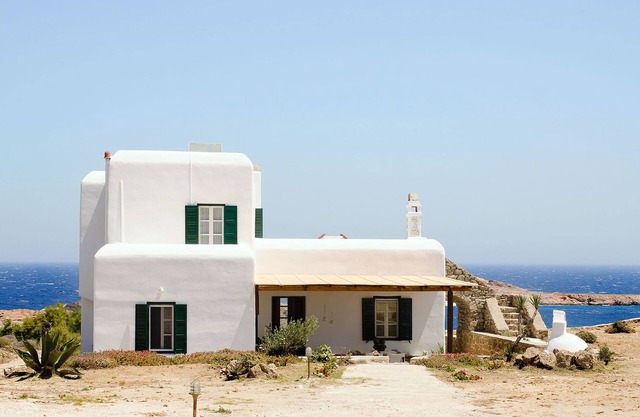 Casa tradicional en la playa de Agios Sostis - Vistas al mar y acceso a la playa