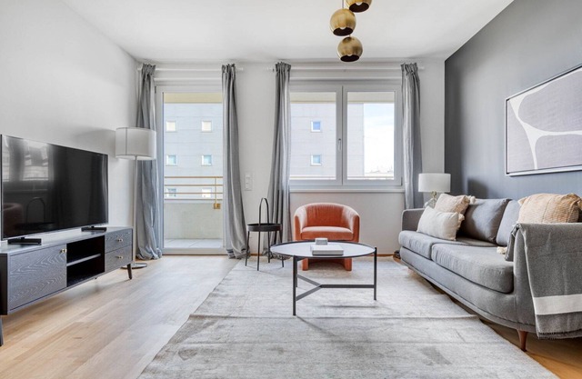 Trendy Brigittenau 2BR w/ Roof & Pvt Loggia, nr Handeskai, by Blueground