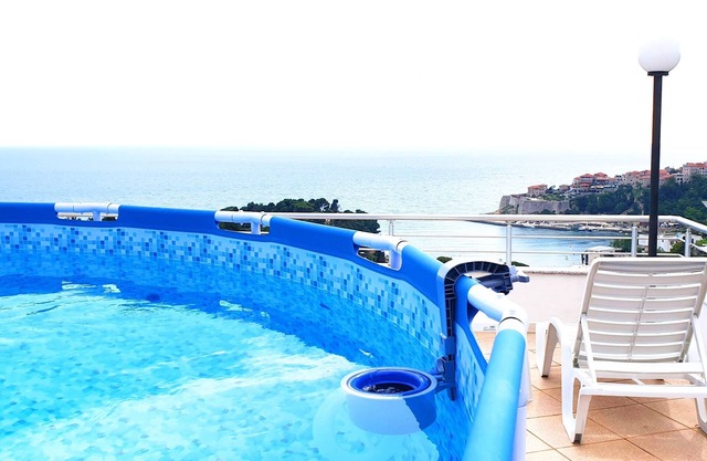 Triple studio with sea view private balcony and kitchenette