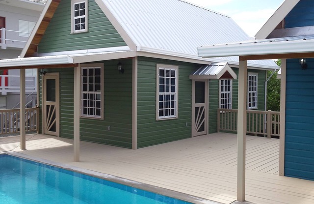 Tortuga Cottage con piscina