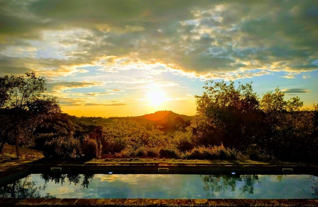 Casa toscana con piscina in Chianti cerca de Florencia: Impresionantes vistas