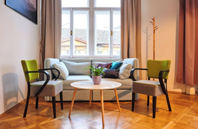 Two Bedroom Lesser Town Apartment with a balcony