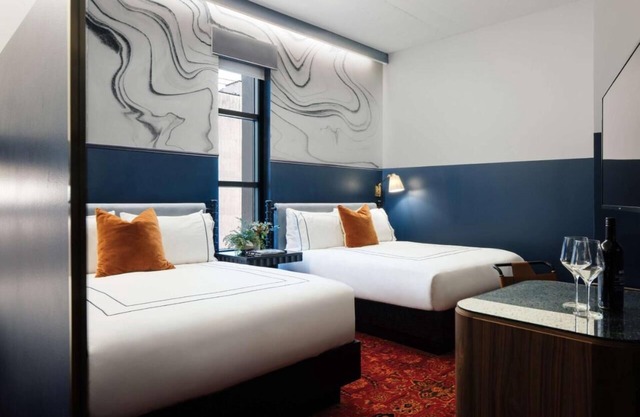 Two Queen Room at a 4⭐️ Hotel