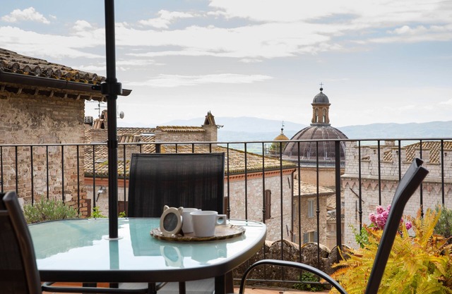 Apartamento en el centro con terraza panorámica.