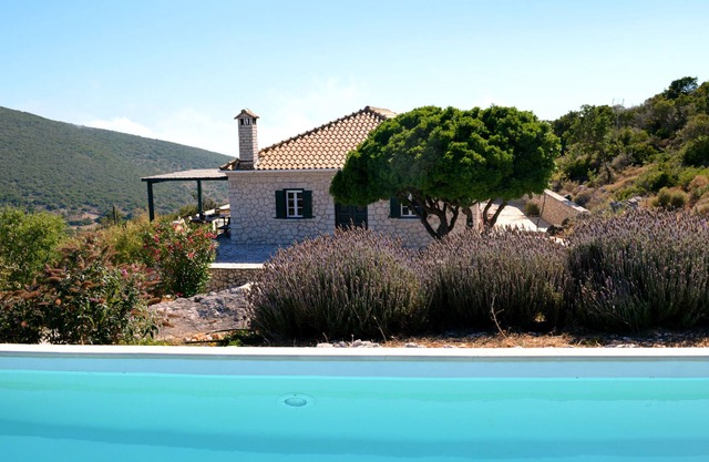 Exclusiva villa de lujo, piscina privada, vistas al mar Jónico desde todas las habitaciones y espacios
