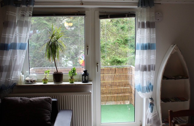 spacious top floor apartment in a quiet village location.