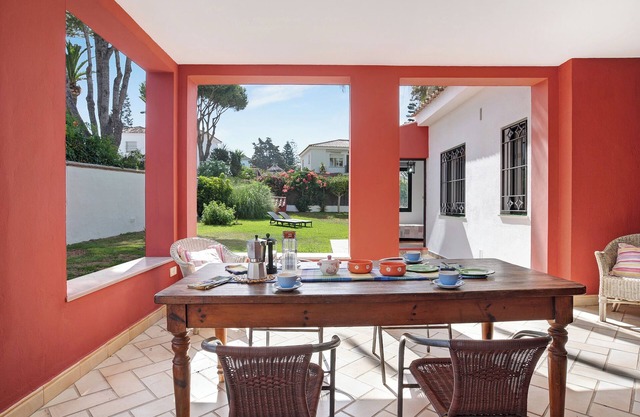Casa de vacaciones "Villa Sevilla" con vistas al mar, terraza privada y jardín privado