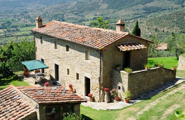 Casa de vacaciones en Cortona con 2 habitaciones, capacidad 4