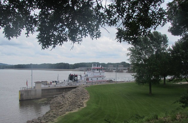 Ver el río Mississippi desde la cubierta delantera!