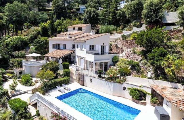 Villa avec piscine 8 personnes - Estérel & vue mer