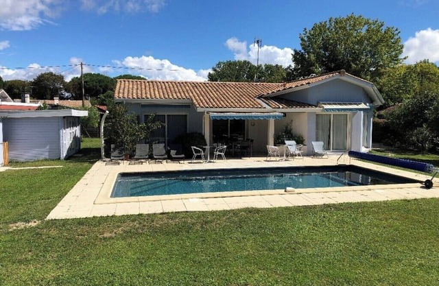 Villa contemporánea 8 pers con piscina climatizada en terreno cerrado de 1080m ²