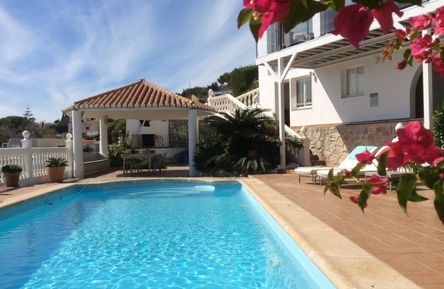 Villa "Casa La Choza" con vistas al mar y a la montaña, piscina, jardín y Wi-Fi
