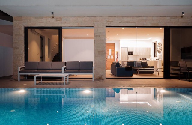 Villa Ektoras at Periyiali Resort with modern design, and amenities.